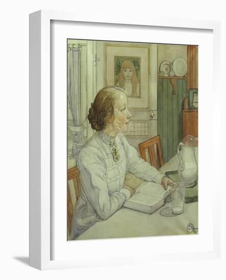 My Eldest Daughter-Carl Larsson-Framed Giclee Print