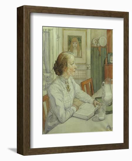 My Eldest Daughter-Carl Larsson-Framed Giclee Print