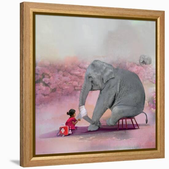 My Elephant Friend-Nancy Tillman-Framed Stretched Canvas