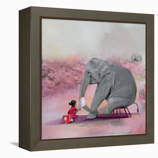 My Elephant Friend-Nancy Tillman-Framed Stretched Canvas