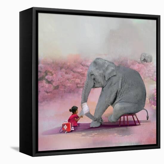 My Elephant Friend-Nancy Tillman-Framed Stretched Canvas