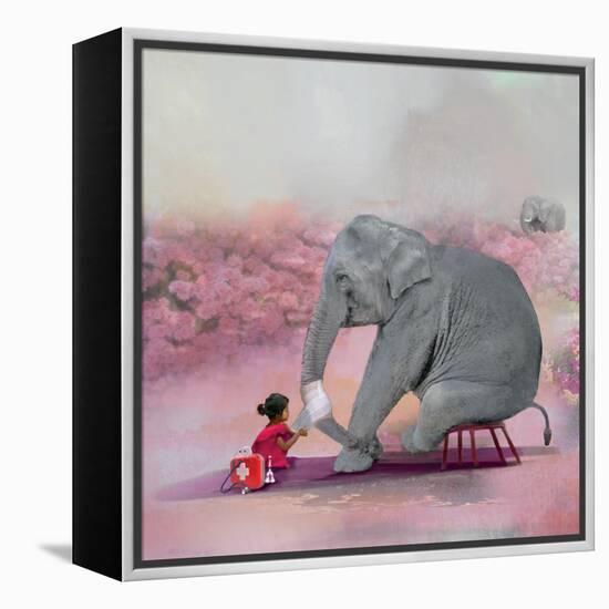 My Elephant Friend-Nancy Tillman-Framed Stretched Canvas