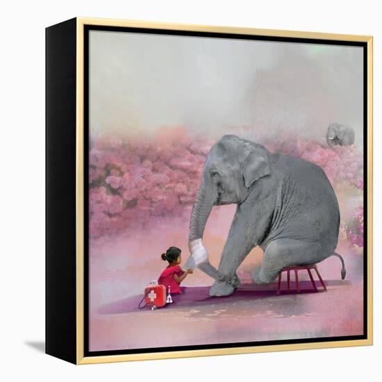 My Elephant Friend-Nancy Tillman-Framed Stretched Canvas