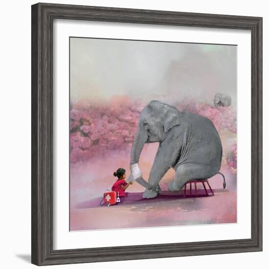 My Elephant Friend-Nancy Tillman-Framed Photographic Print