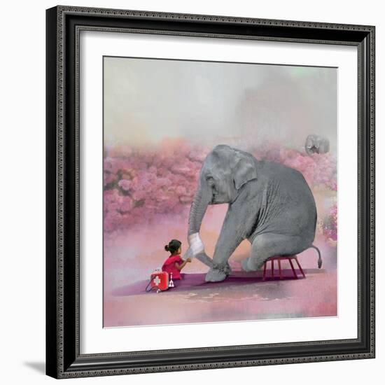 My Elephant Friend-Nancy Tillman-Framed Photographic Print