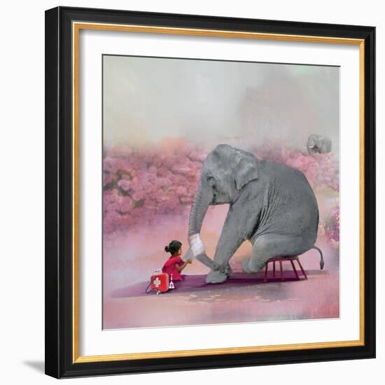 My Elephant Friend-Nancy Tillman-Framed Photographic Print