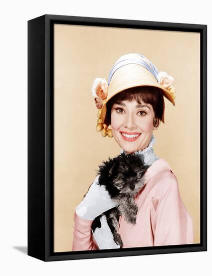 My Fair Lady, Audrey Hepburn, 1964-null-Framed Stretched Canvas