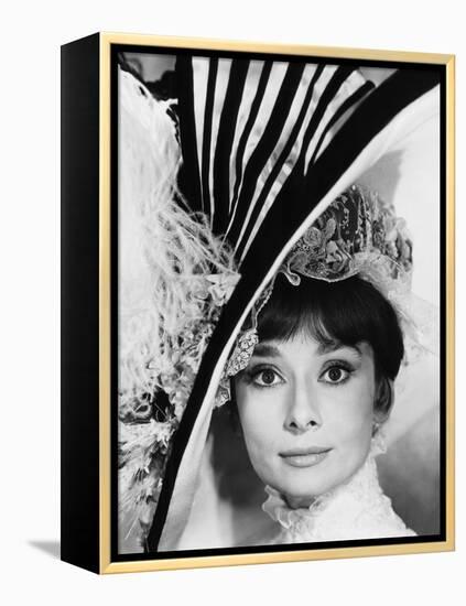 My Fair Lady, Audrey Hepburn, 1964-null-Framed Stretched Canvas