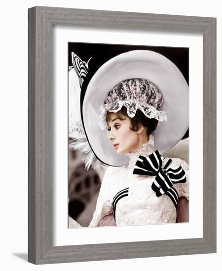 My Fair Lady, Audrey Hepburn, 1964-null-Framed Photo