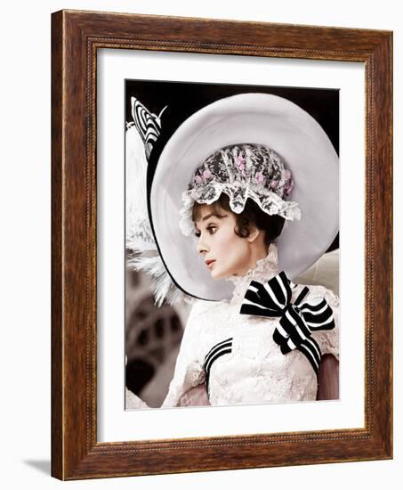 My Fair Lady, Audrey Hepburn, 1964-null-Framed Photo