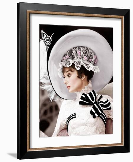 My Fair Lady, Audrey Hepburn, 1964-null-Framed Photo