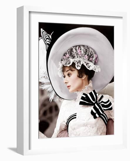 My Fair Lady, Audrey Hepburn, 1964-null-Framed Photo