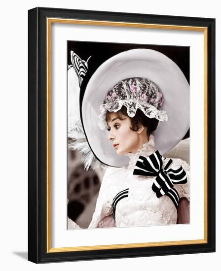 My Fair Lady, Audrey Hepburn, 1964-null-Framed Photo