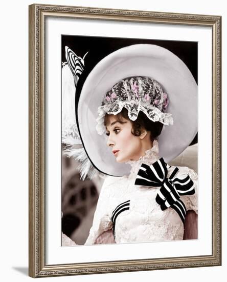 My Fair Lady, Audrey Hepburn, 1964-null-Framed Photo