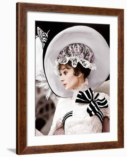 My Fair Lady, Audrey Hepburn, 1964-null-Framed Photo