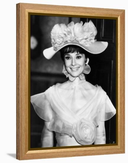 My Fair Lady, Audrey Hepburn, 1964-null-Framed Stretched Canvas