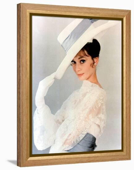 My Fair Lady, Audrey Hepburn 1964-null-Framed Stretched Canvas