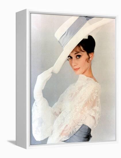 My Fair Lady, Audrey Hepburn 1964-null-Framed Stretched Canvas