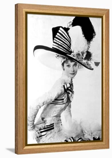 My Fair Lady, Audrey Hepburn, 1964-null-Framed Stretched Canvas