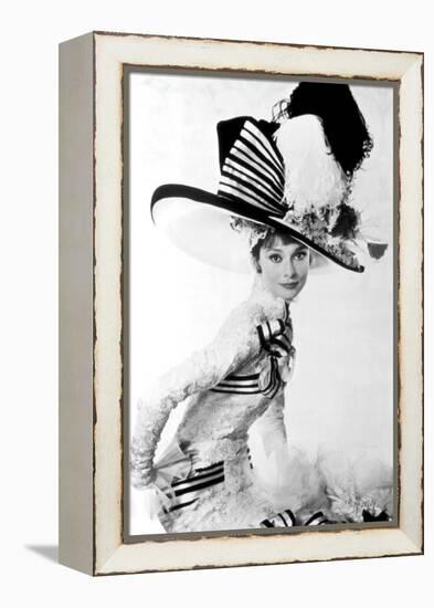 My Fair Lady, Audrey Hepburn, 1964-null-Framed Stretched Canvas