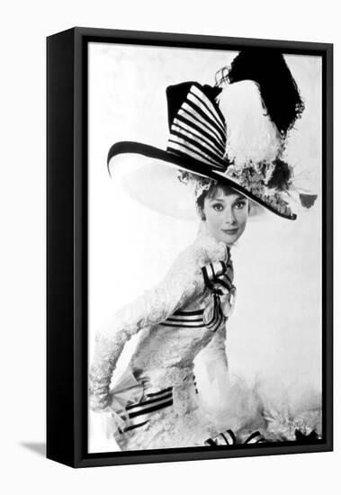 My Fair Lady, Audrey Hepburn, 1964-null-Framed Stretched Canvas