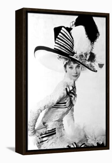 My Fair Lady, Audrey Hepburn, 1964-null-Framed Stretched Canvas