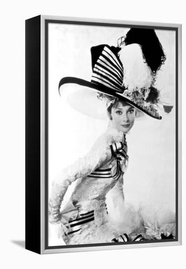 My Fair Lady, Audrey Hepburn, 1964-null-Framed Stretched Canvas