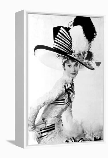 My Fair Lady, Audrey Hepburn, 1964-null-Framed Stretched Canvas