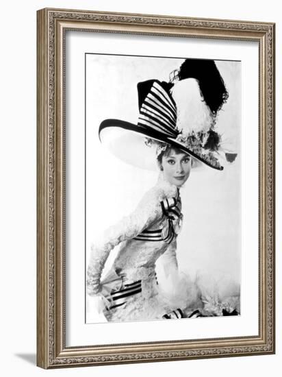 My Fair Lady, Audrey Hepburn, 1964-null-Framed Premium Photographic Print