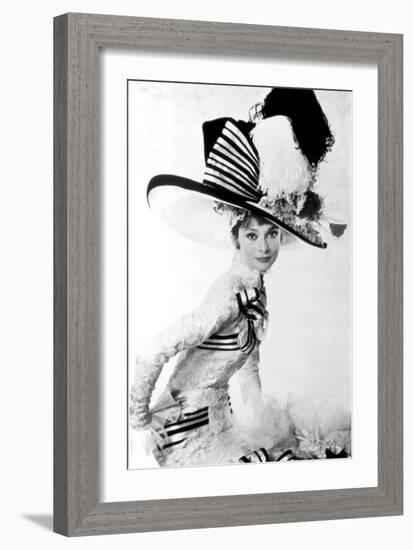 My Fair Lady, Audrey Hepburn, 1964-null-Framed Premium Photographic Print