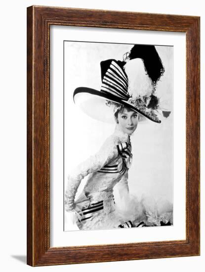 My Fair Lady, Audrey Hepburn, 1964-null-Framed Premium Photographic Print