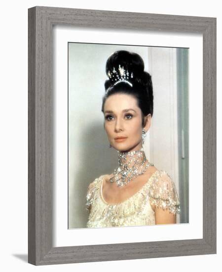 My Fair Lady, Audrey Hepburn, 1964-null-Framed Premium Photographic Print