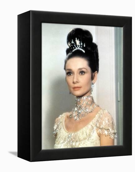 My Fair Lady, Audrey Hepburn, 1964-null-Framed Stretched Canvas