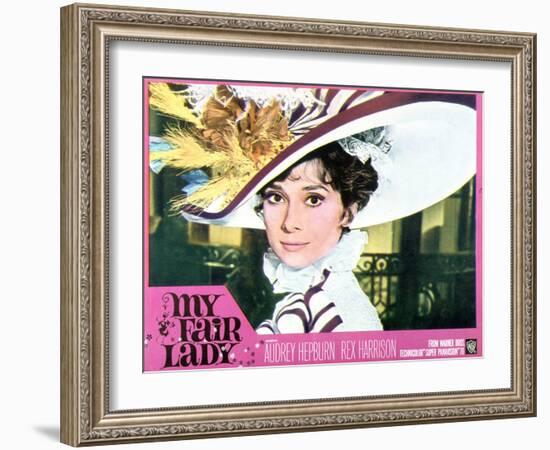 My Fair Lady, Audrey Hepburn, 1964-null-Framed Photo