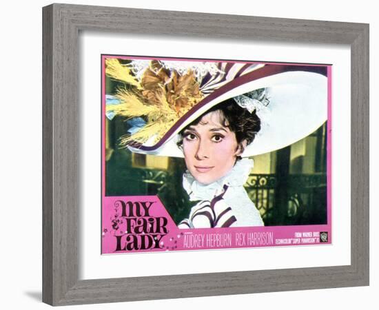 My Fair Lady, Audrey Hepburn, 1964-null-Framed Photo