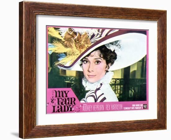 My Fair Lady, Audrey Hepburn, 1964-null-Framed Photo