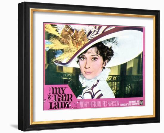 My Fair Lady, Audrey Hepburn, 1964-null-Framed Photo