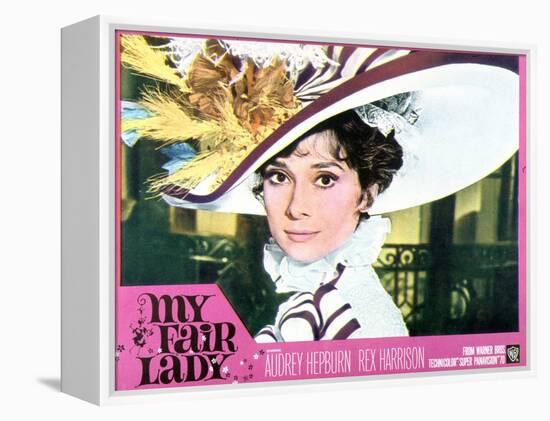 My Fair Lady, Audrey Hepburn, 1964-null-Framed Stretched Canvas