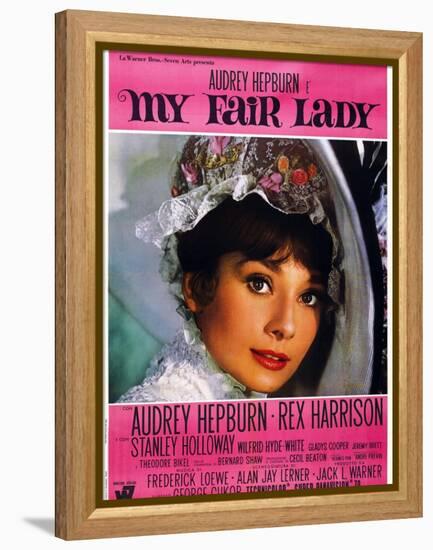 My Fair Lady, Audrey Hepburn, 1964-null-Framed Stretched Canvas