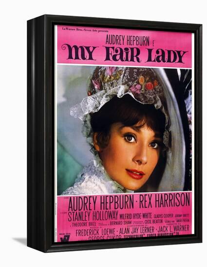 My Fair Lady, Audrey Hepburn, 1964-null-Framed Stretched Canvas