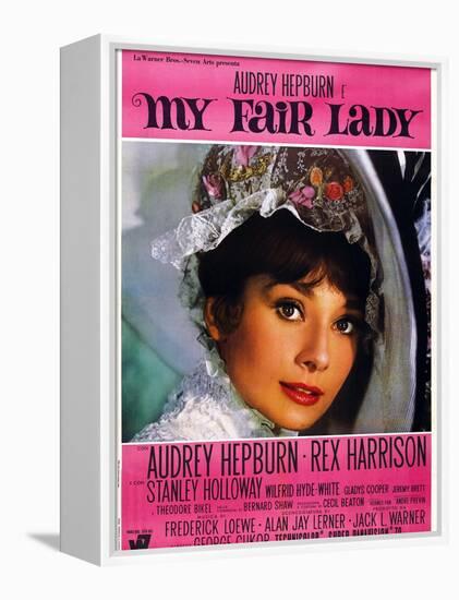 My Fair Lady, Audrey Hepburn, 1964-null-Framed Stretched Canvas