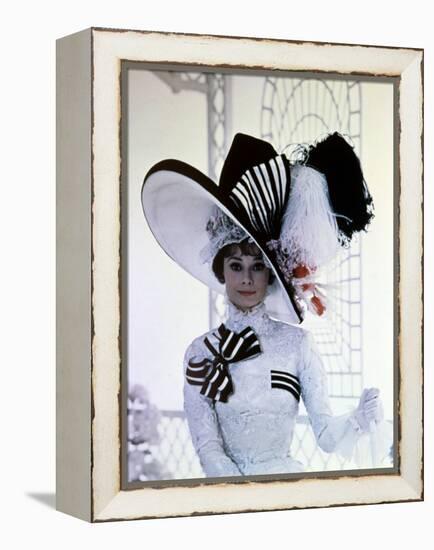 My Fair Lady, Audrey Hepburn, Directed by George Cukor, 1964-null-Framed Premier Image Canvas