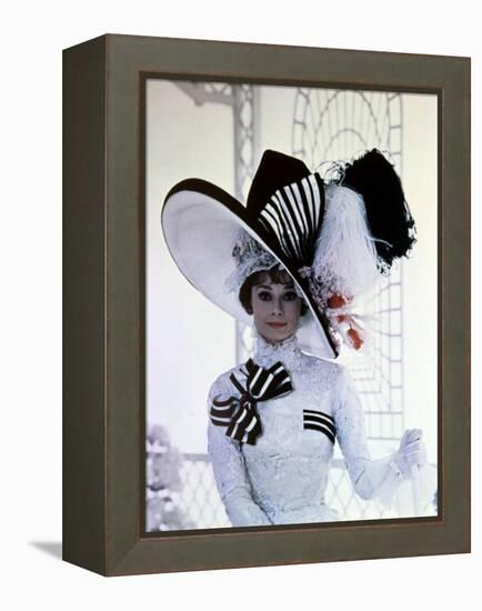 My Fair Lady, Audrey Hepburn, Directed by George Cukor, 1964-null-Framed Premier Image Canvas