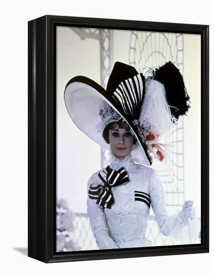 My Fair Lady, Audrey Hepburn, Directed by George Cukor, 1964-null-Framed Premier Image Canvas