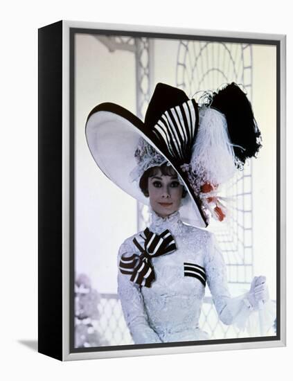 My Fair Lady, Audrey Hepburn, Directed by George Cukor, 1964-null-Framed Premier Image Canvas