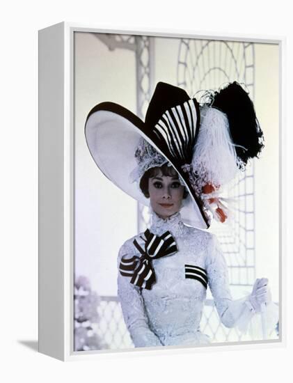 My Fair Lady, Audrey Hepburn, Directed by George Cukor, 1964-null-Framed Premier Image Canvas