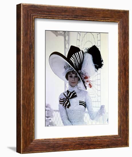 My Fair Lady, Audrey Hepburn, Directed by George Cukor, 1964-null-Framed Photographic Print