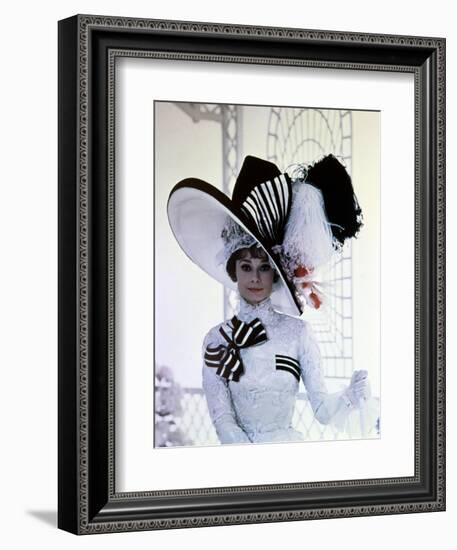 My Fair Lady, Audrey Hepburn, Directed by George Cukor, 1964-null-Framed Photographic Print