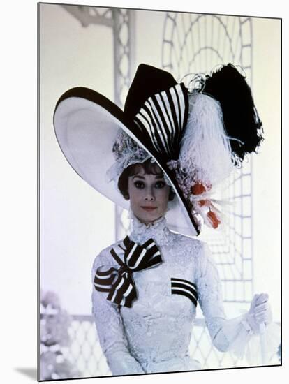 My Fair Lady, Audrey Hepburn, Directed by George Cukor, 1964-null-Mounted Photographic Print