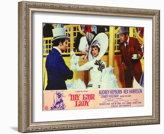 My Fair Lady, Italian Movie Poster, 1964-null-Framed Art Print